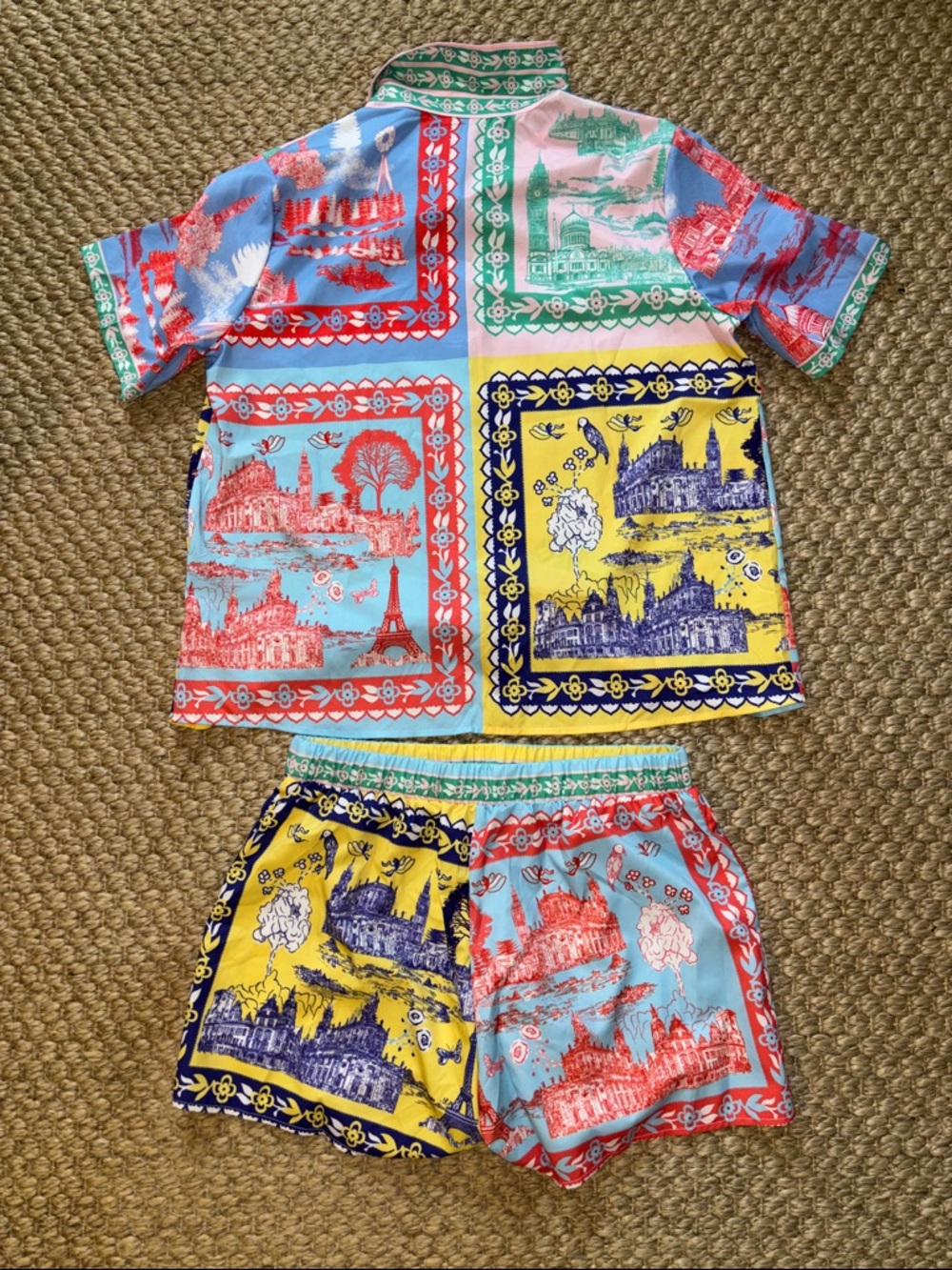 Vibrant Multicolor Patchwork Set - Picture 7 of 7